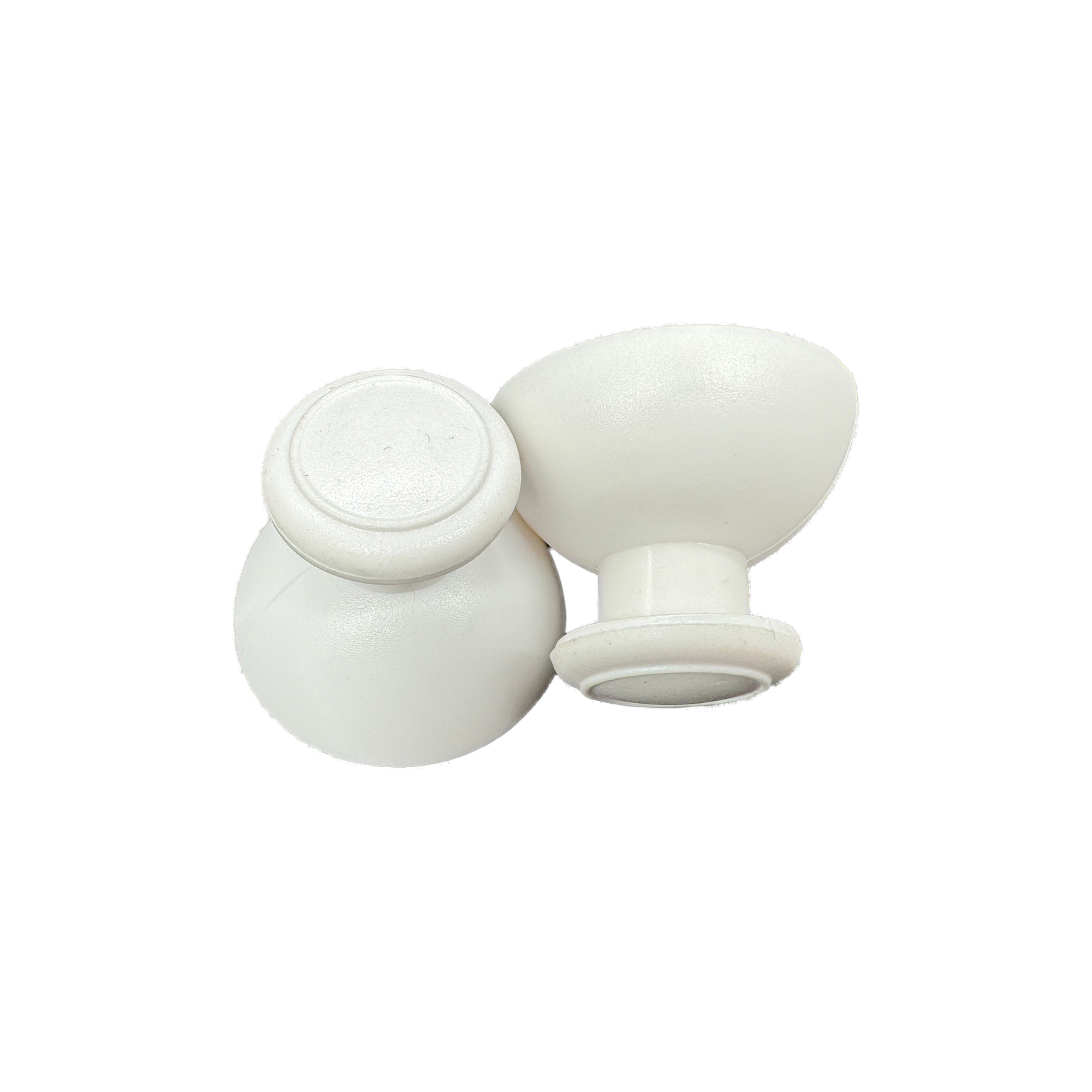 Set of 2 Wii Replacement Thumb Caps for Wii Classic, Wii Pro or Nunchuk Controller – White